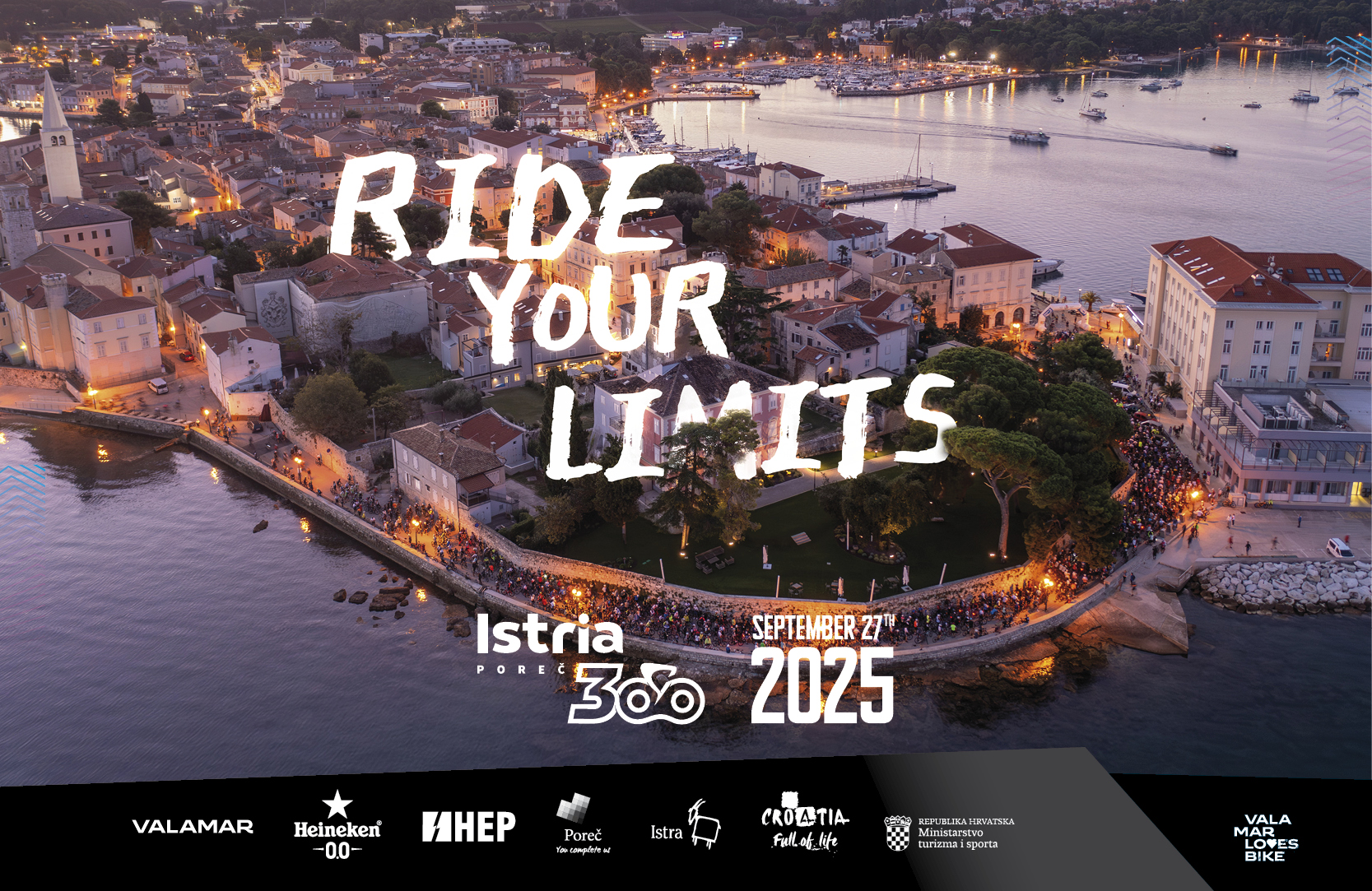 Informacije o privremenoj regulaciji prometa povodom održavanja međunarodnog rekreativnog biciklističkog maratona Istria300 na dan 27. rujna 2025., subota