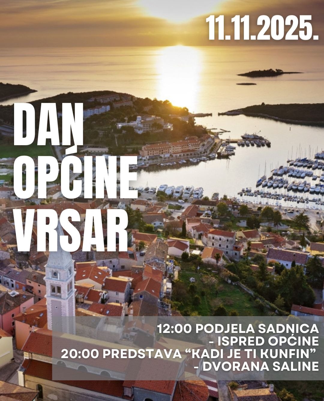 U podne besplatne sadnice za mještane, navečer kazališna predstava